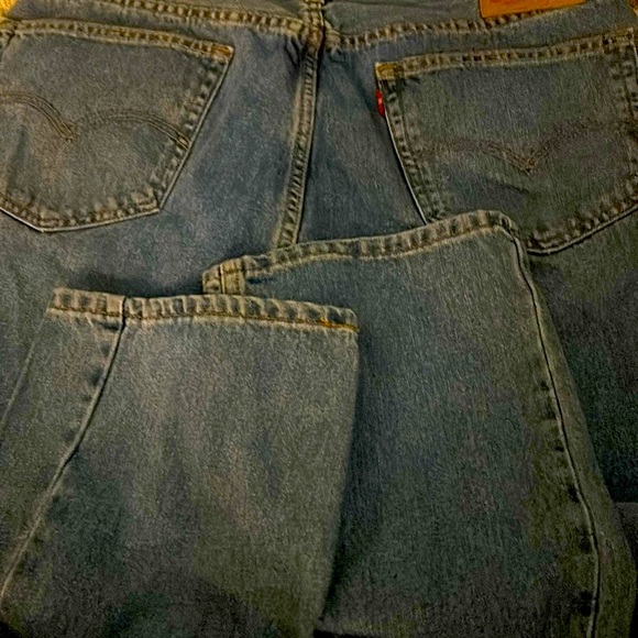 Levi’s VTG Men’s 505 Blue Jeans Red Tab 36x32 EUC Straight Leg Loose Fit Pants - Picture 8 of 17